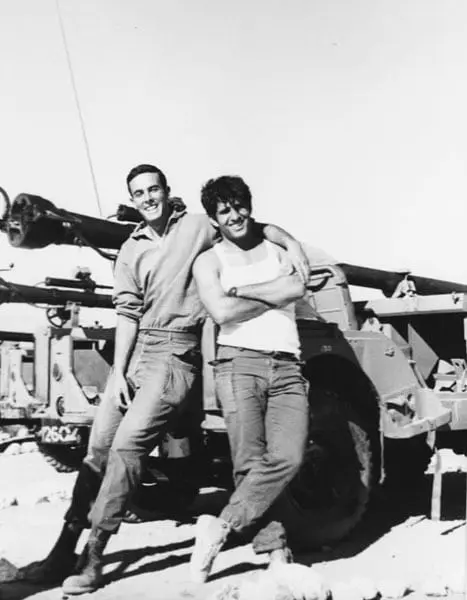 1972 דני פייט וחיים פיזנטי בקורס תולר