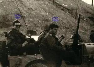 לב דובה ואריאל שטרן בסיור