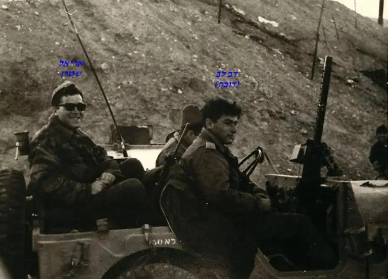 לב דובה ואריאל שטרן בסיור