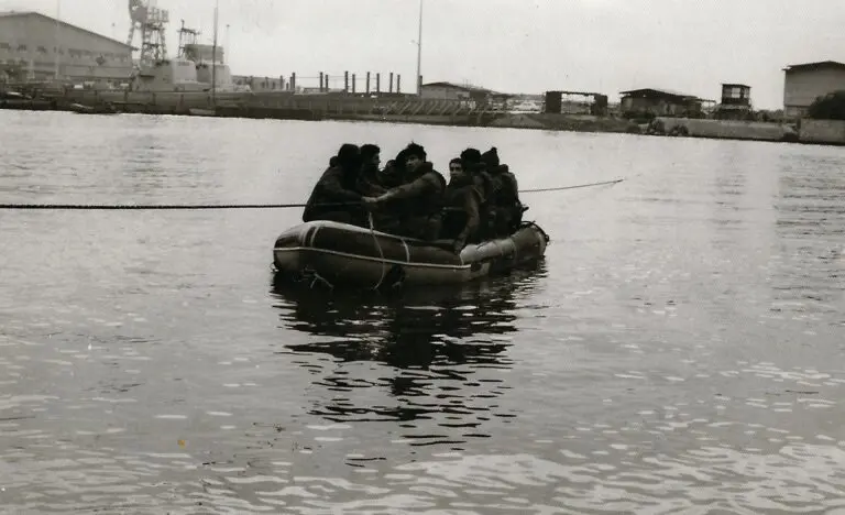 חצית תעלה בקישון בתרגולות צליחה 01.1970 בדרכת אימון לוחם אוגוסט 1969