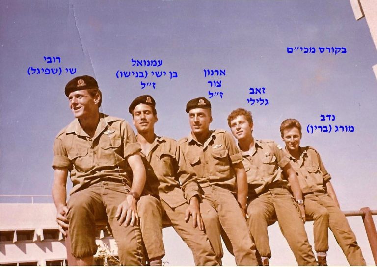 מכים מימין נדב בריןזאב גליליארנון צורעמנואל בנישורובי שפיגל