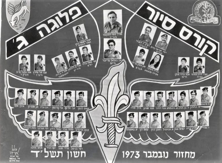 לוחם מחזור נובמבר 1973 בסיירת שקד