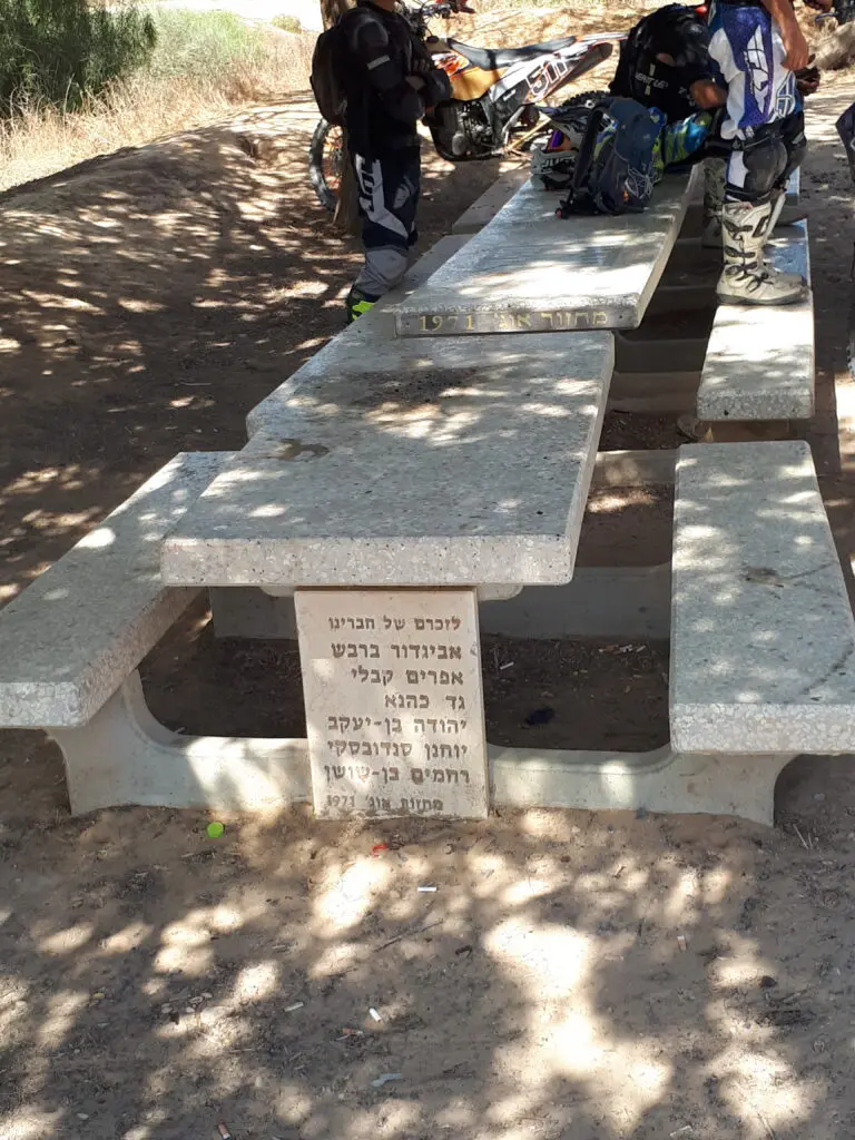 סיירת שקד הנצחה לזכרם של חיילי מחזור אוגוסט 1971 צילם ניר כהן