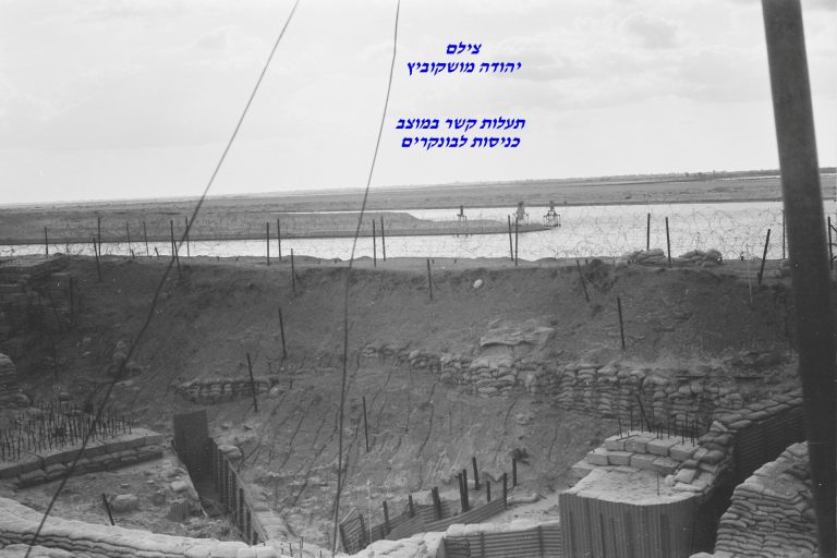 תעלות קשר במוצב, צילם יהודה מושקוביץ