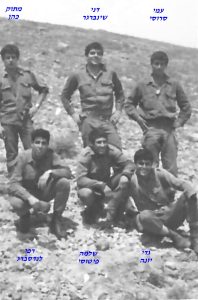 סיירת שקד , נובמבר 71 , סרוסי , שינברגר , מתוק , יונה , פיטוסי , לנדסברג