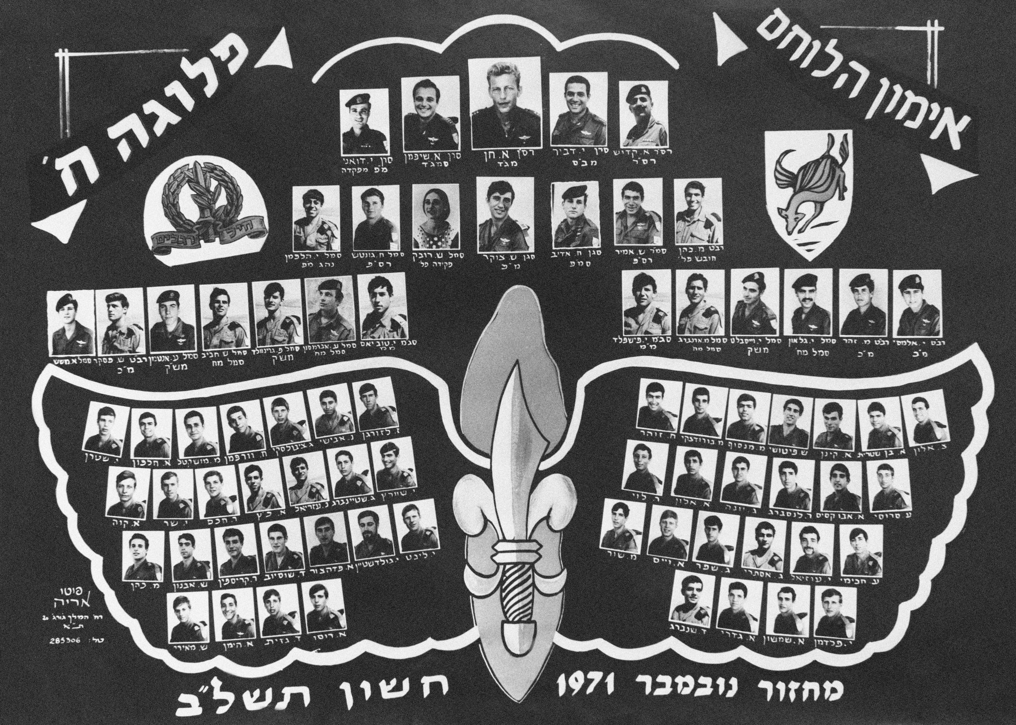 סיירת שקד, סיום אימון לוחם, מחזור נובמבר 1971